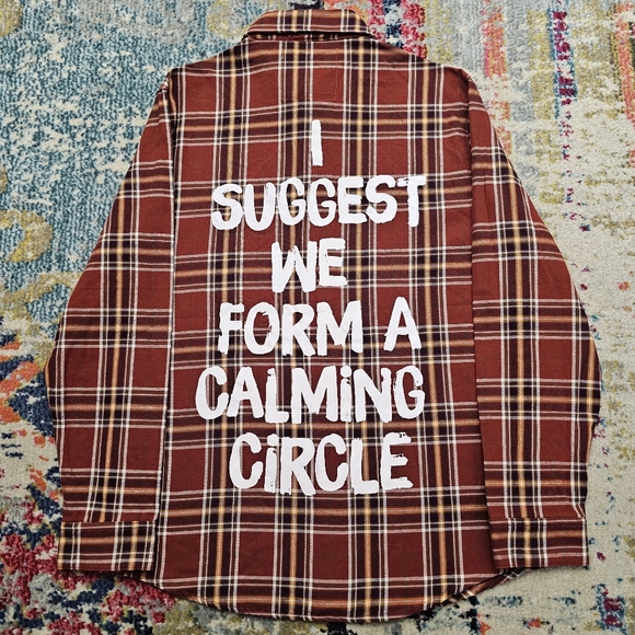 Cakeworthy Disney Hocus Pocus Mary Flannel Shirt Size Medium Halloween Fall - Picture 1 of 11